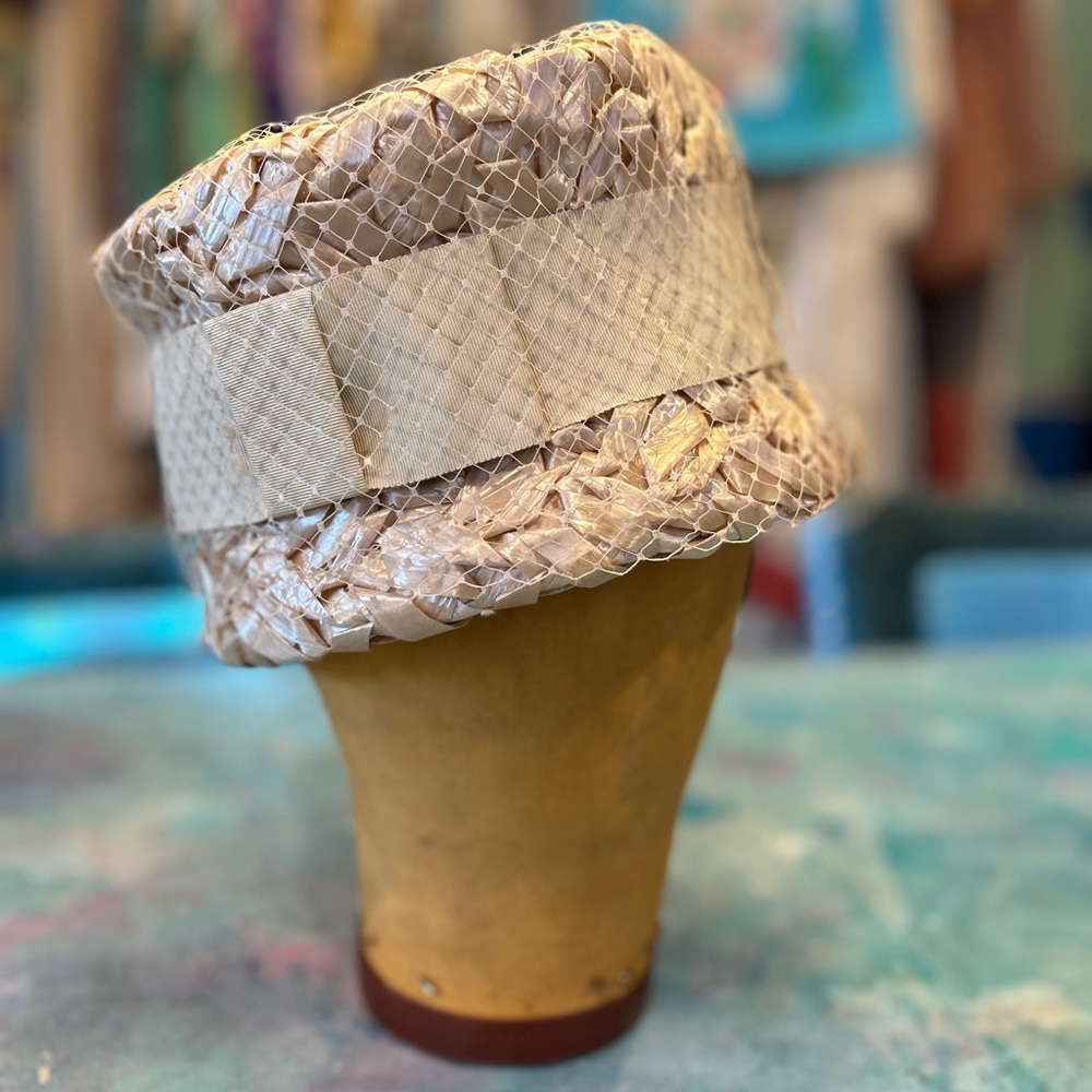 Pearly White Vintage Hat